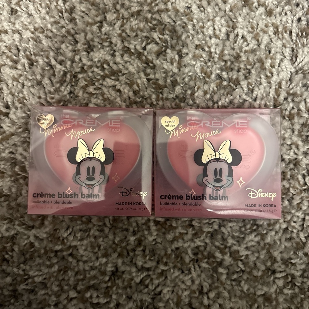 Disney Minnie Mouse Heart Crème Blush Balm - Light Pink